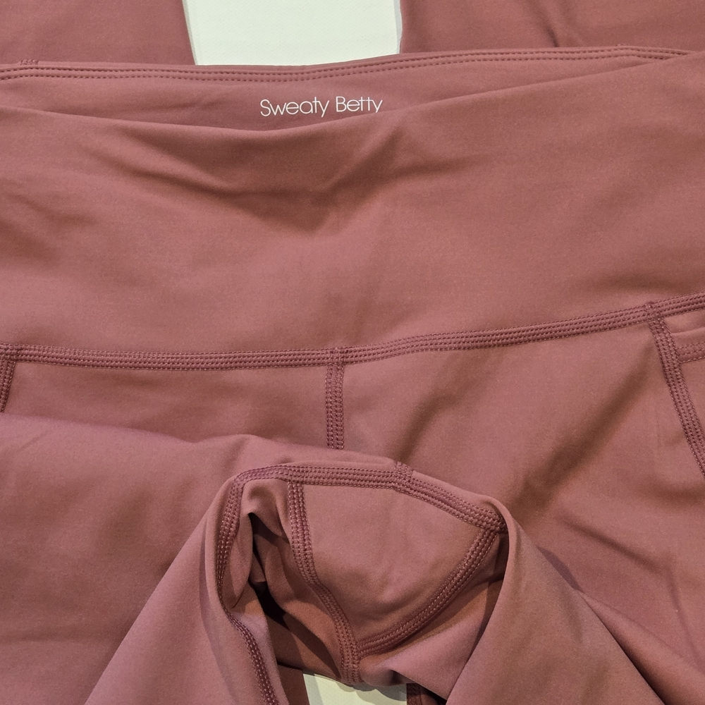 NWOT- Sweaty Betty Power 7/8 High-Waist Dahlia Pink Leggings Women's Size 6 - Picture 10 of 11